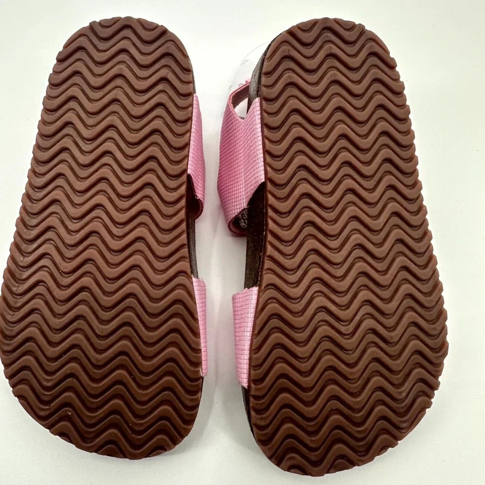 Carter's Duncan Sandals Kids Girl's Size 7 Pink Metallic Buckle‎ Straps CS24K13B